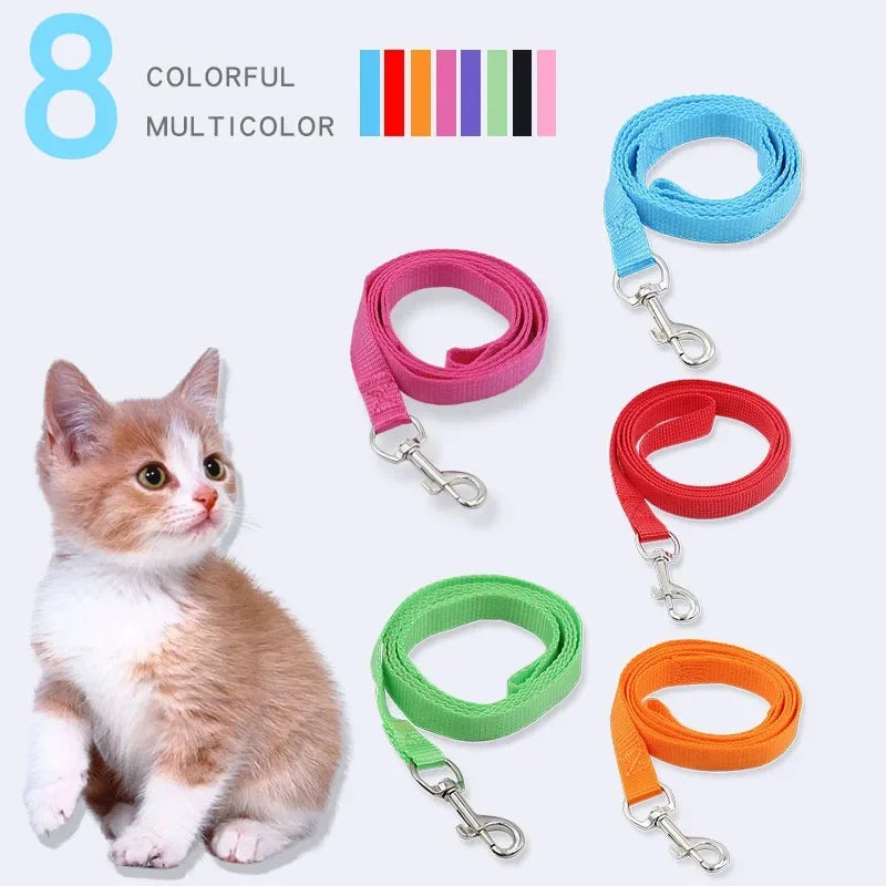 1 Pc 120cm*1.5cm Nylon Dog Training Leash Pet Supplies Dog Harness Collar Seat Belt with Metal Clip for Pet Puppy Supplies