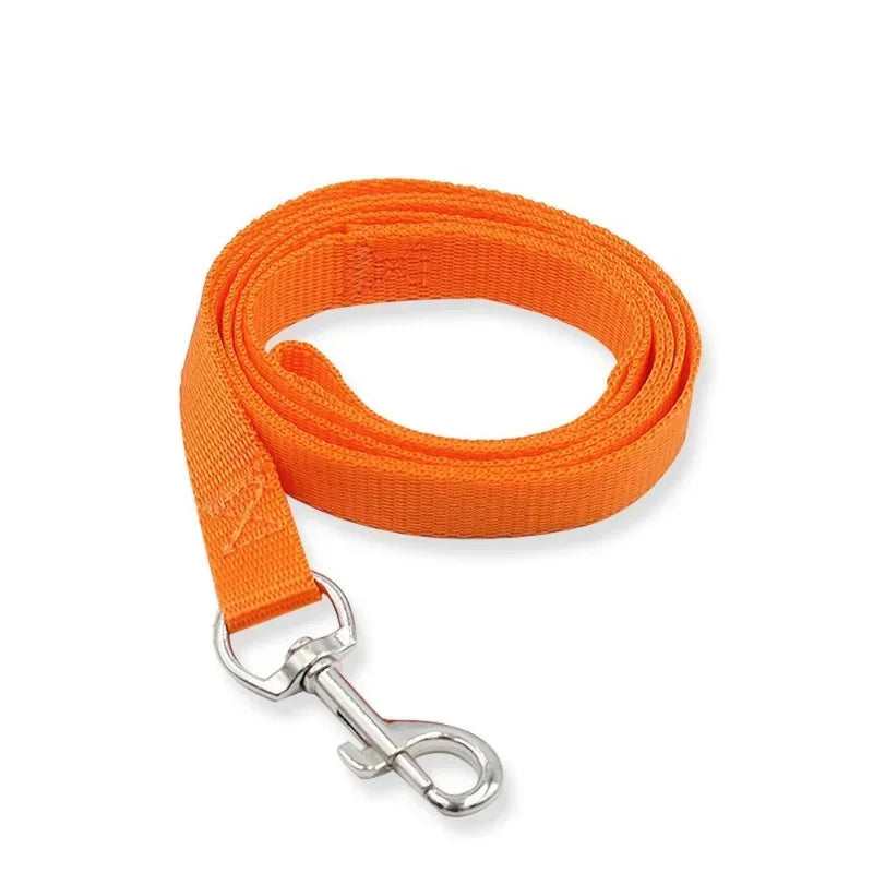 1 Pc 120cm*1.5cm Nylon Dog Training Leash Pet Supplies Dog Harness Collar Seat Belt with Metal Clip for Pet Puppy Supplies